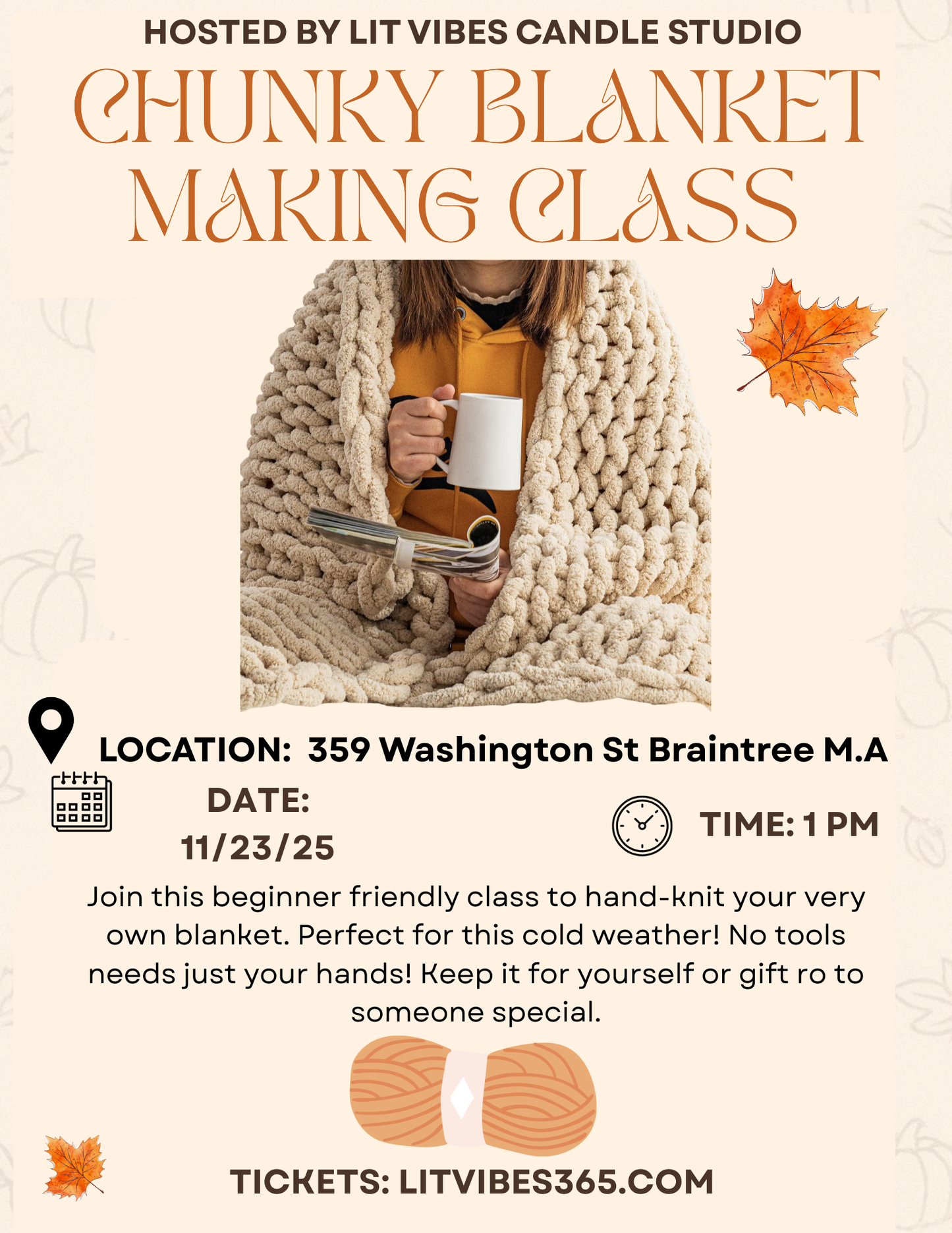 Chunky Blanket Making Class