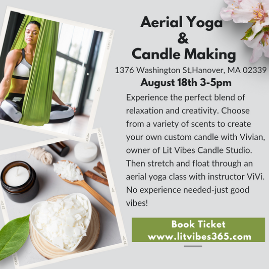 Aerial Yoga & Candle Making