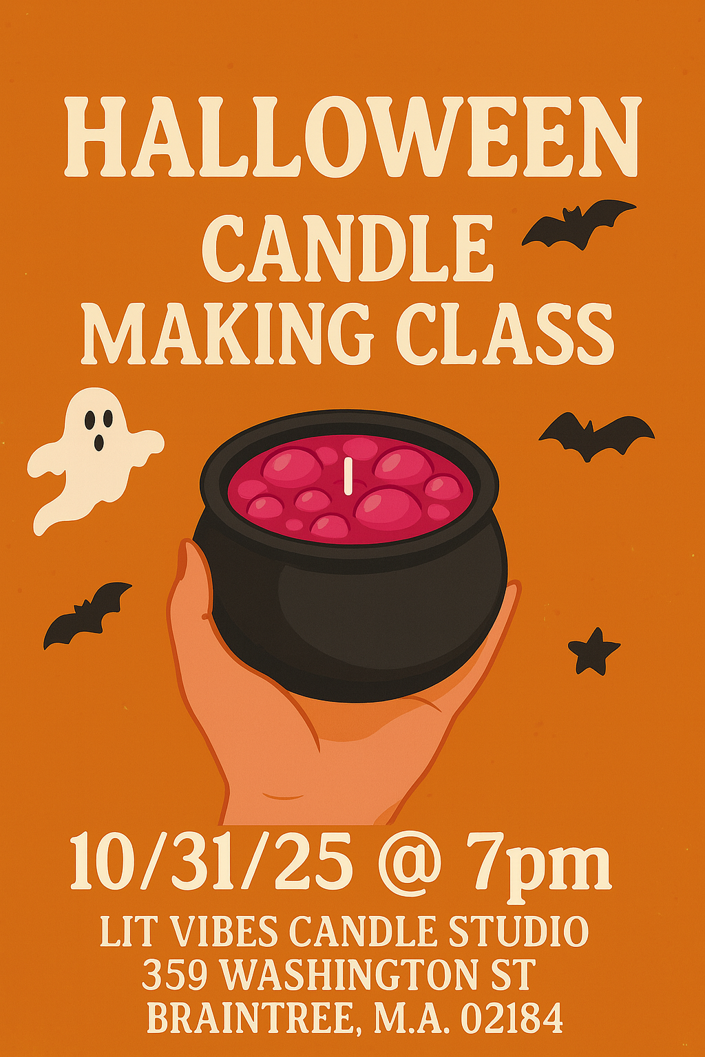 Halloween Candle Making