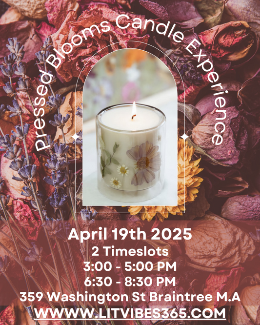 Pressed Blooms Candle Experience