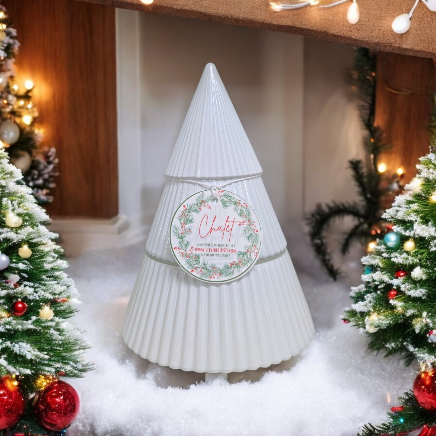 Chalet (White Tree Candle)